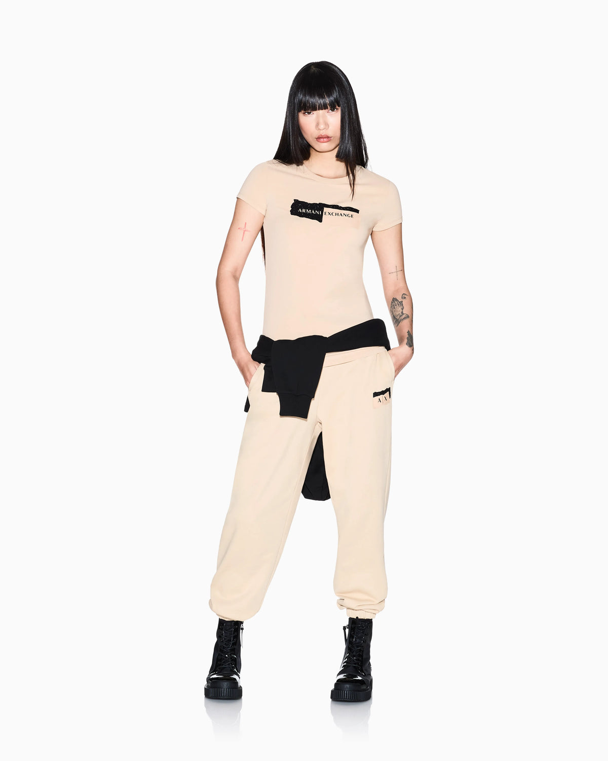 Slim Fit T-shirt in Stretch Cotton Jersey