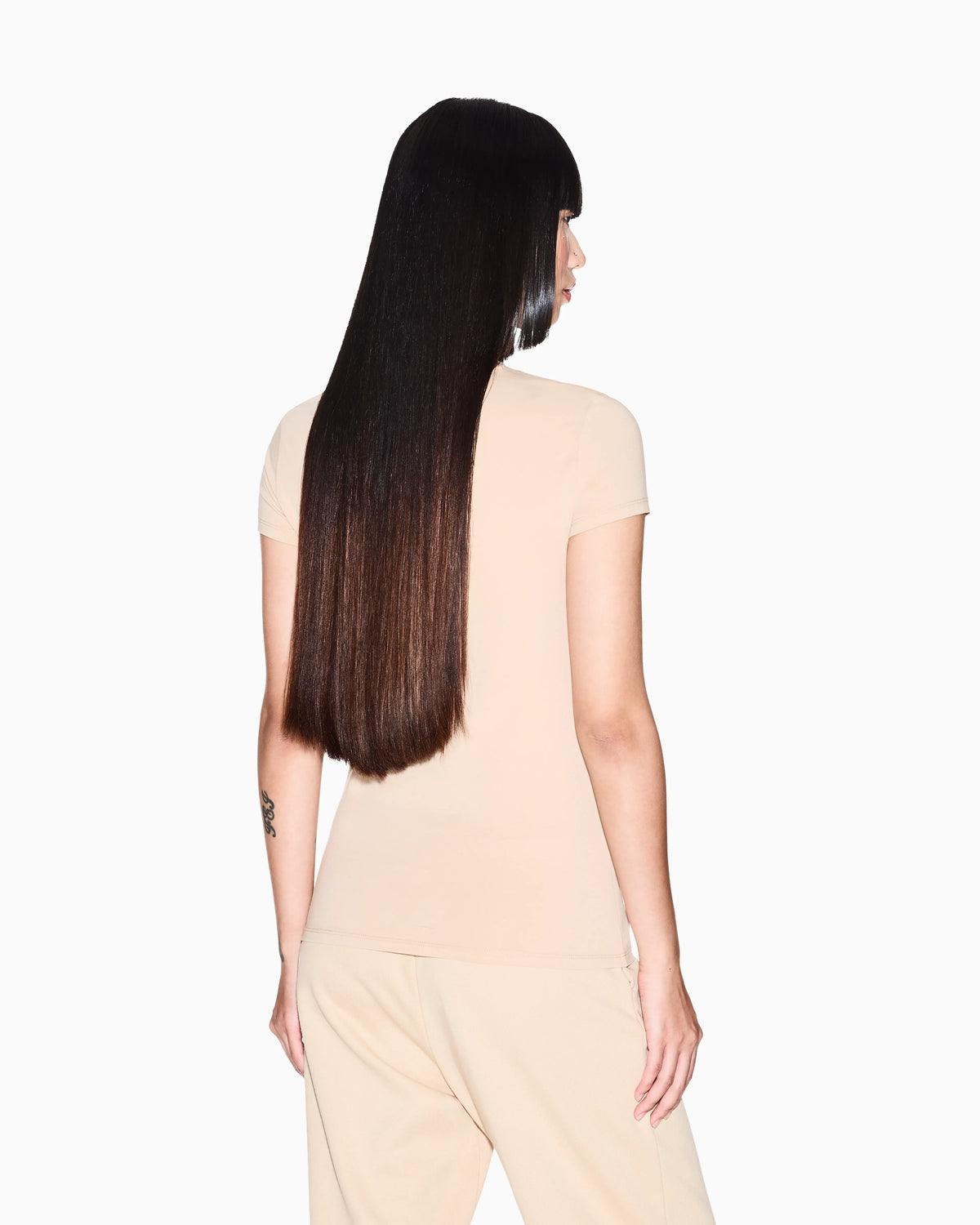 Slim Fit T-shirt in Stretch Cotton Jersey