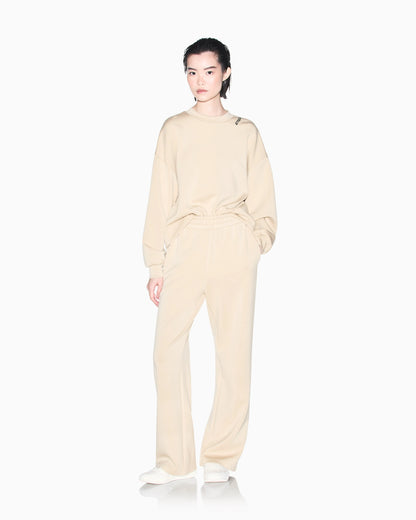 sweatshirt in stretch scuba viscose with hood