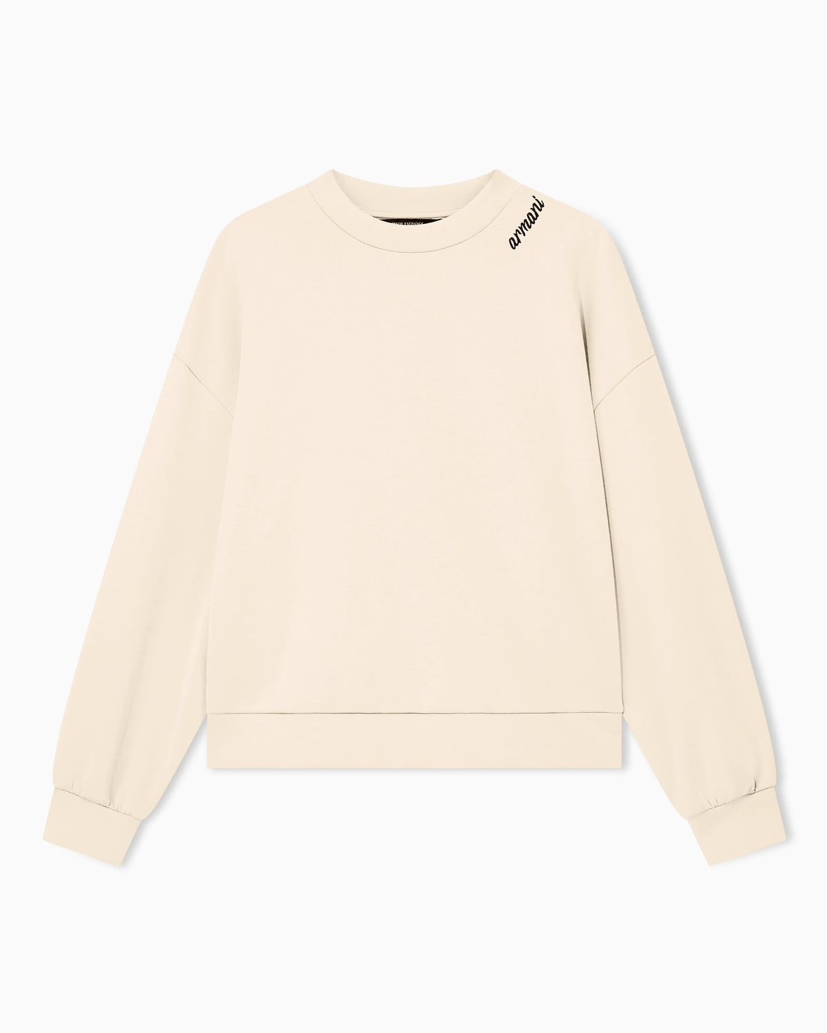 sweatshirt in stretch scuba viscose with hood