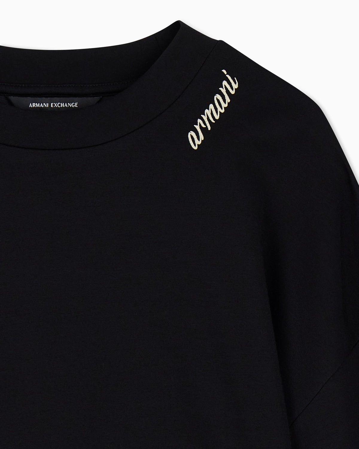 sweatshirt in stretch scuba viscose with hood