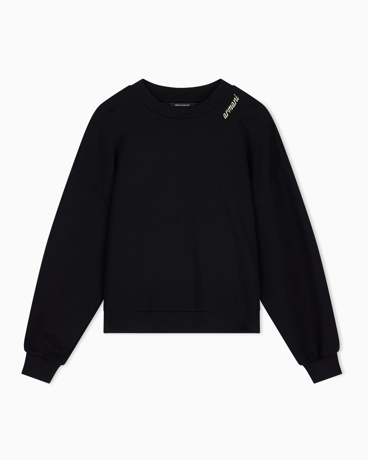sweatshirt in stretch scuba viscose with hood