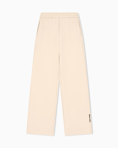 regular fit trousers in viscose scuba