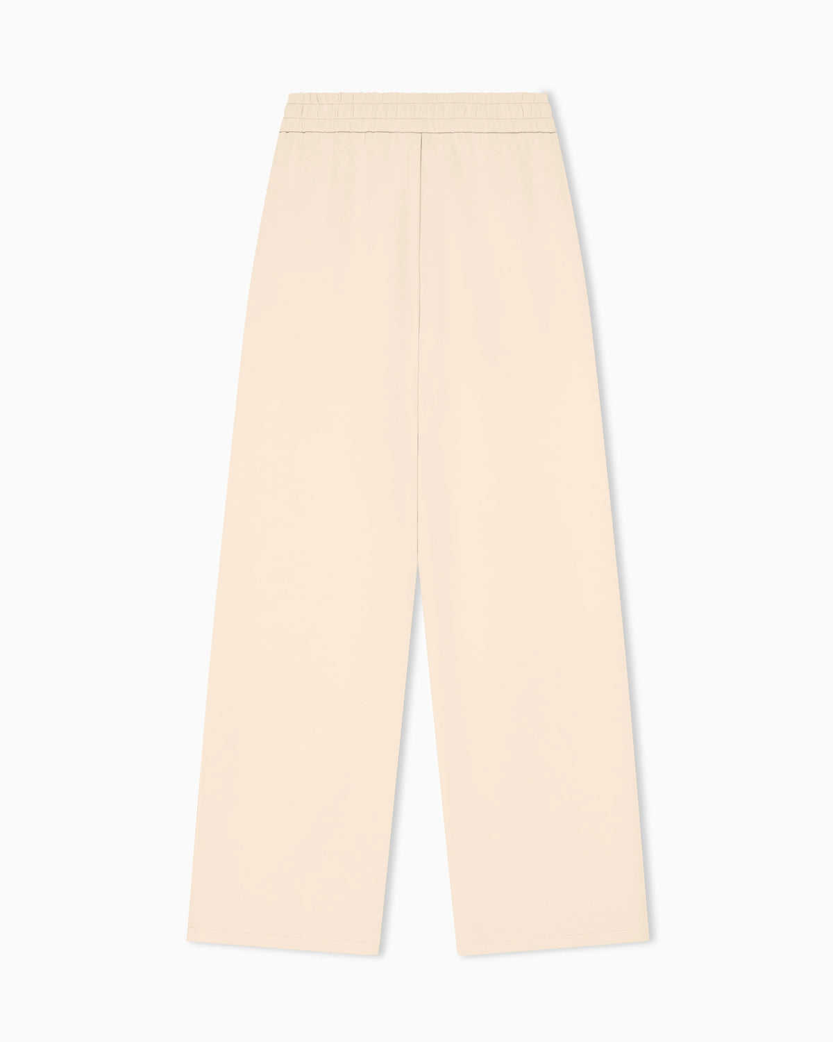regular fit trousers in viscose scuba