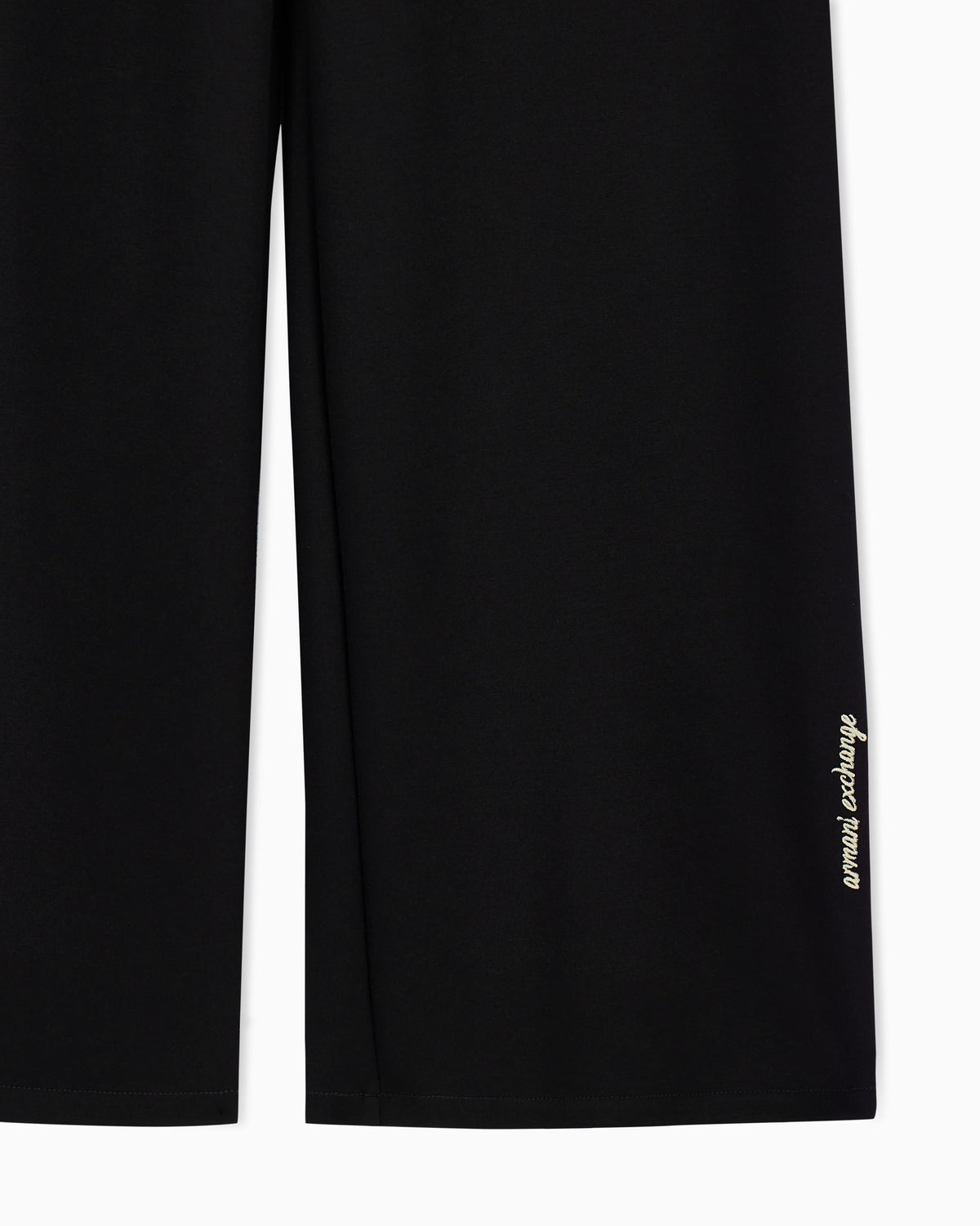 regular fit trousers in viscose scuba