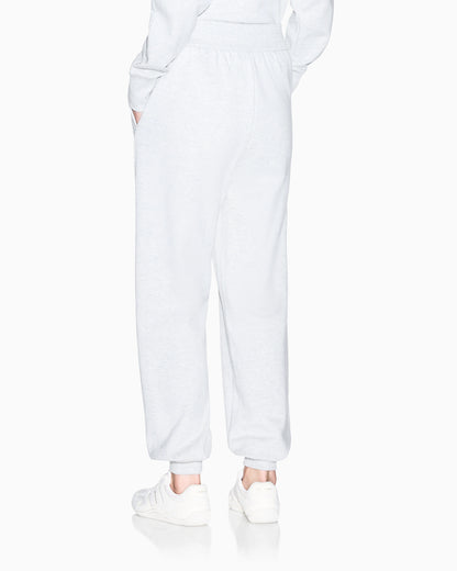 regular fit trousers cotton french terry