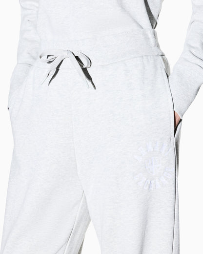 regular fit trousers cotton french terry