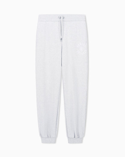 regular fit trousers cotton french terry