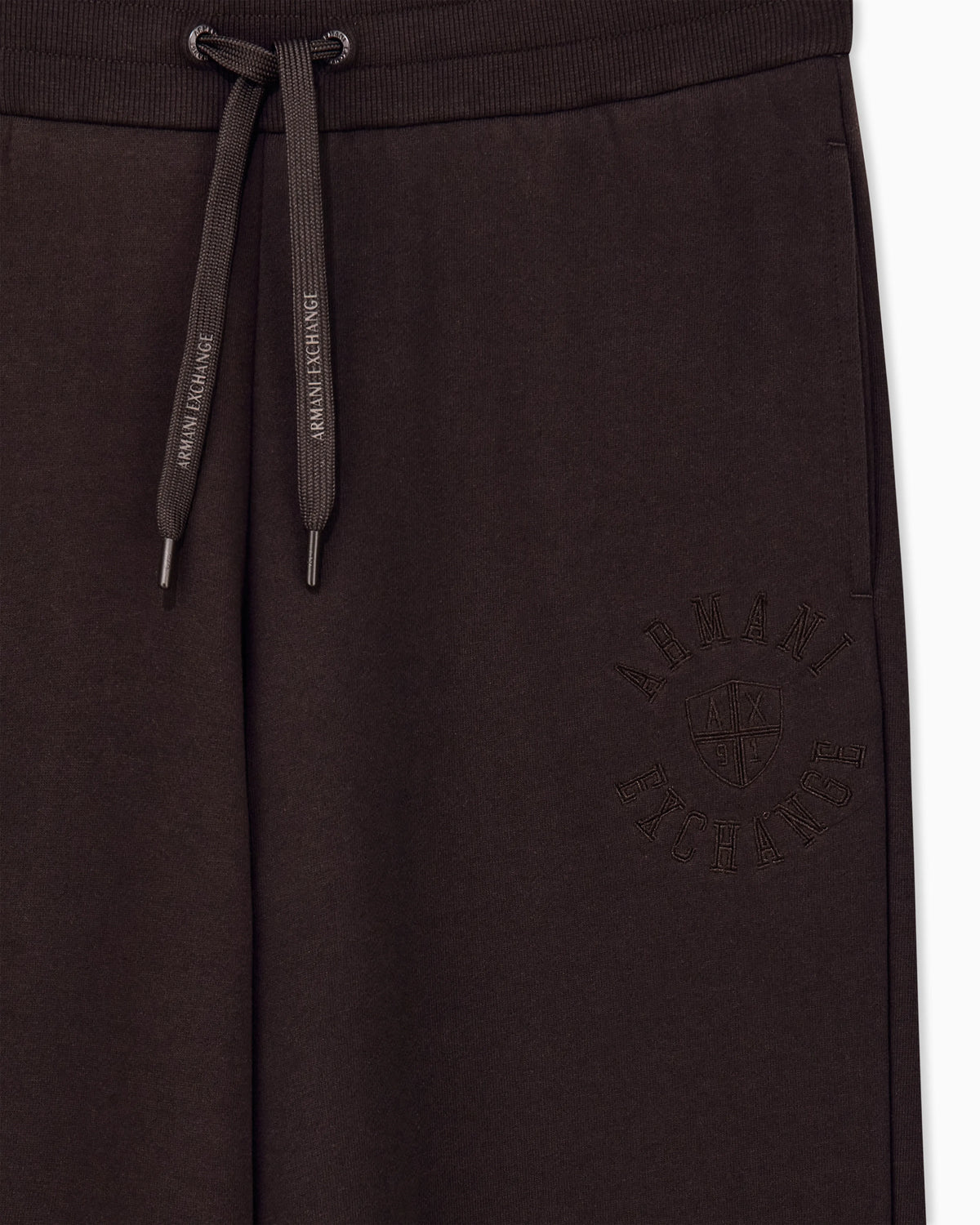 regular fit trousers cotton french terry