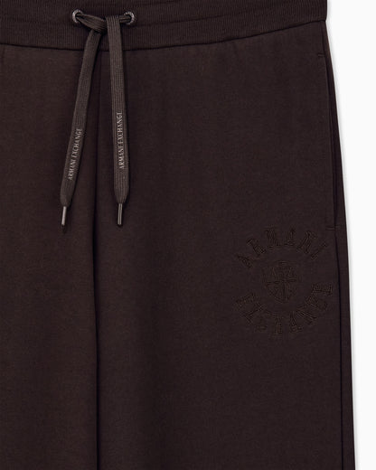 regular fit trousers cotton french terry