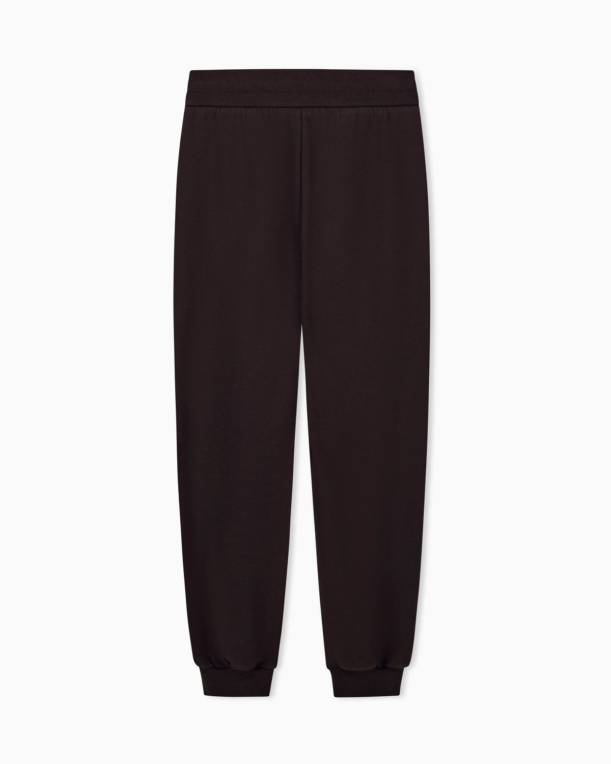regular fit trousers cotton french terry