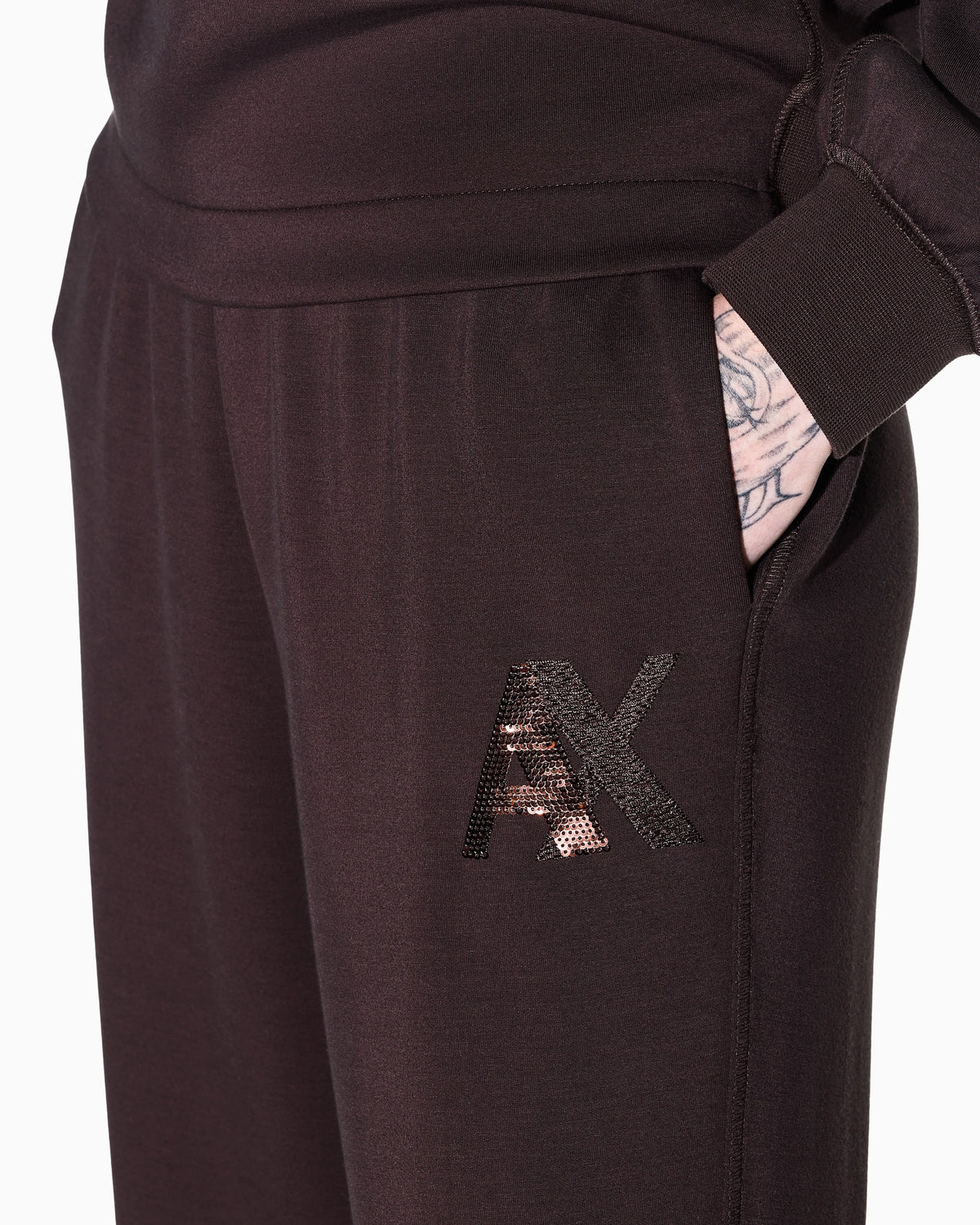 regular fit trousers jersey in stretch viscose scuba