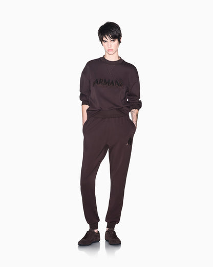 regular fit trousers jersey in stretch viscose scuba