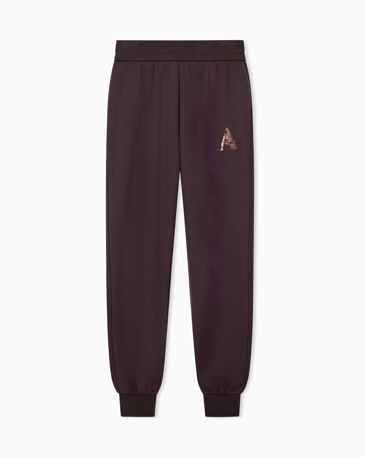 regular fit trousers jersey in stretch viscose scuba