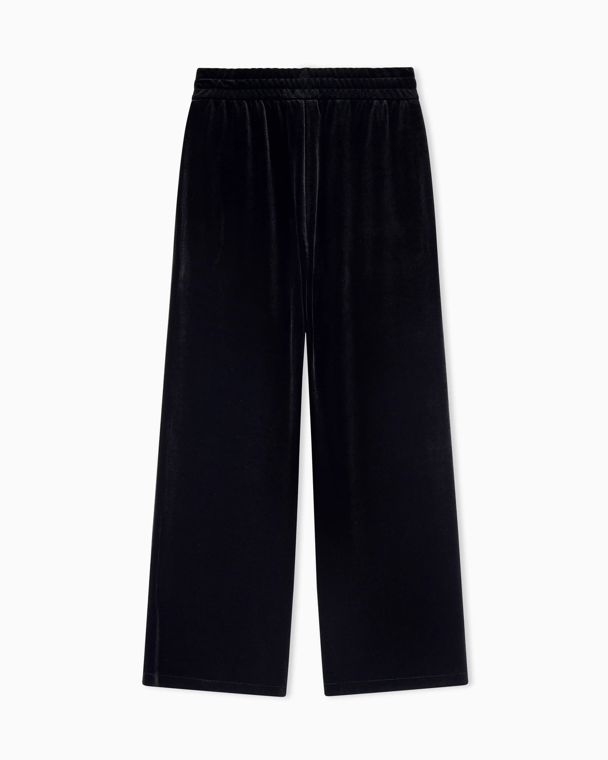 regular fit trousers in stretch velvet