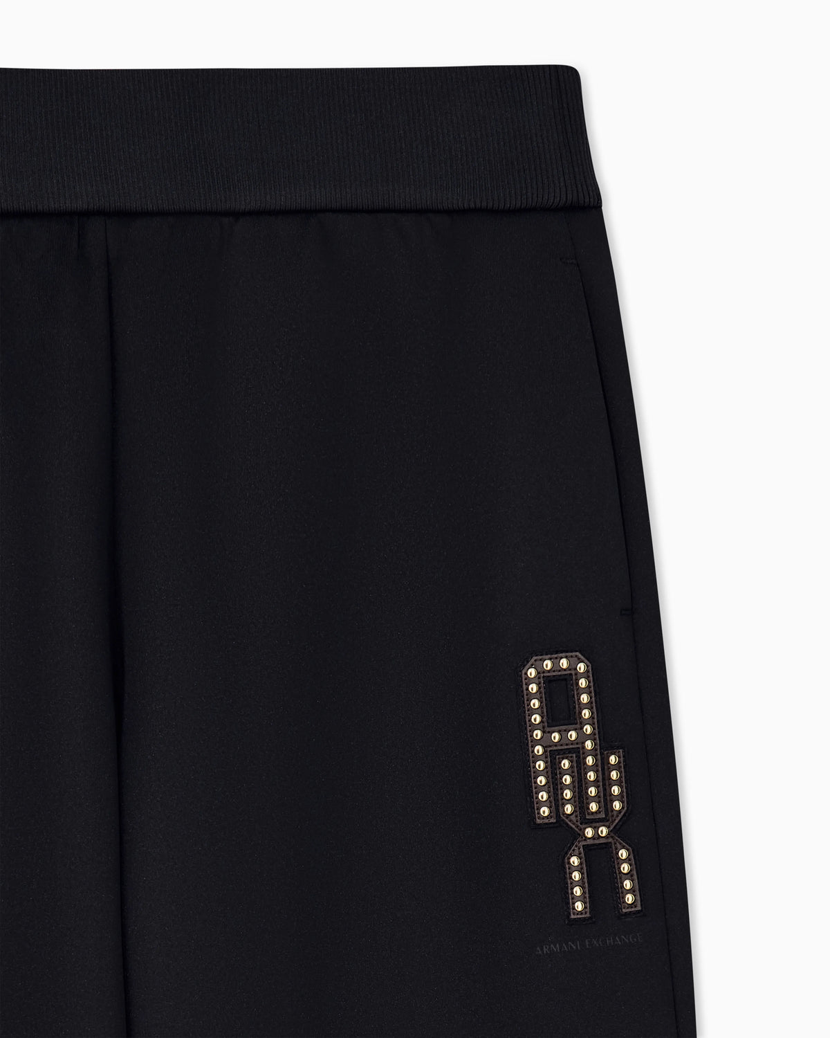 regular fit trousers in recycled stretch scuba jersey