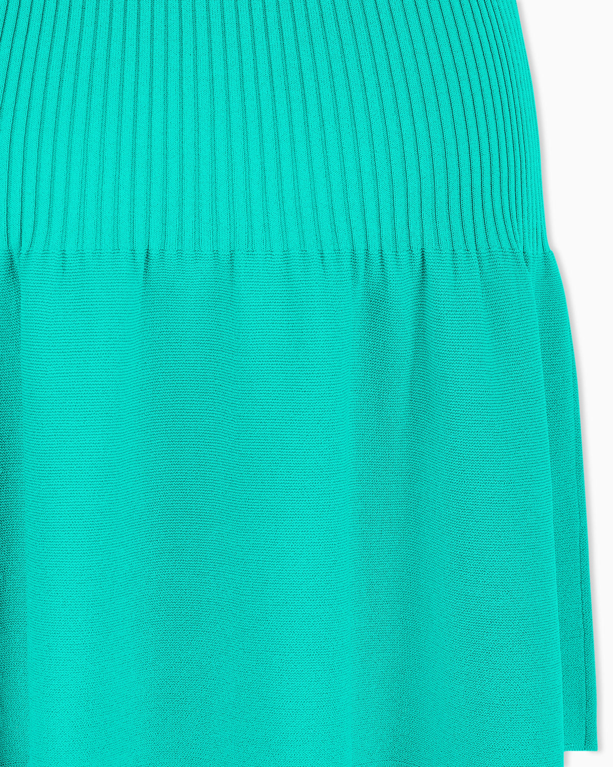 slim fit dress in knitted recycled viscose