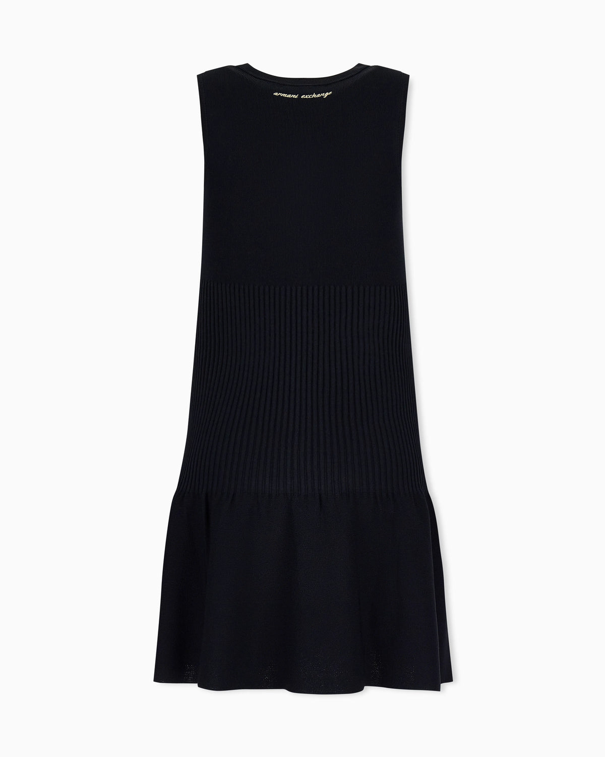 slim fit dress in knitted recycled viscose