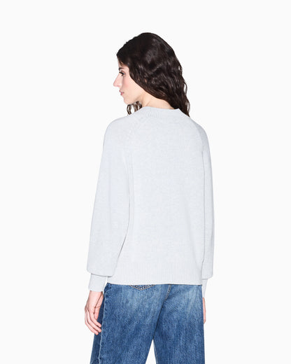 Pullover in knitted cotton