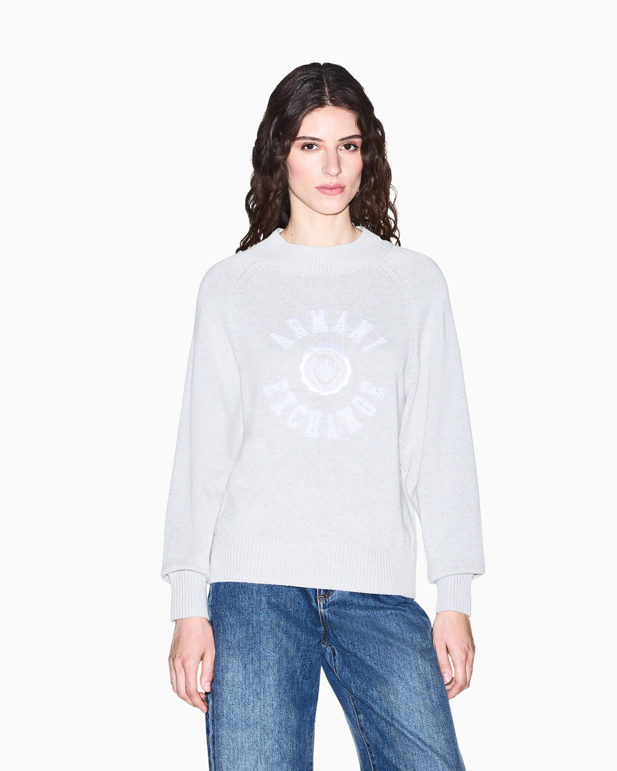 Pullover in knitted cotton