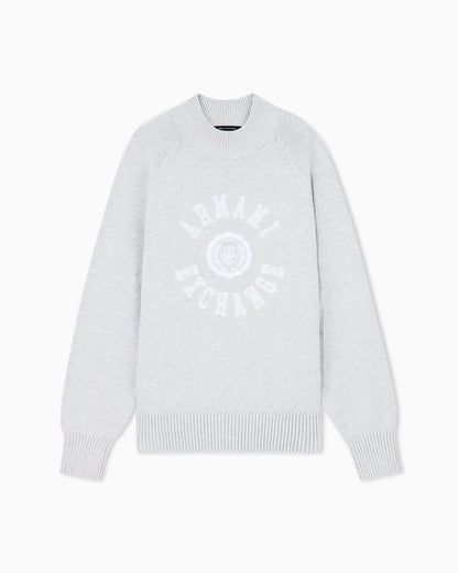 Pullover in knitted cotton