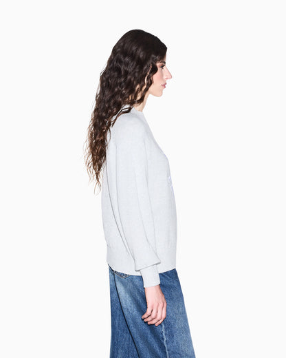 Pullover in knitted cotton