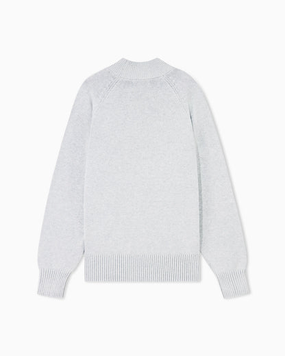Pullover in knitted cotton