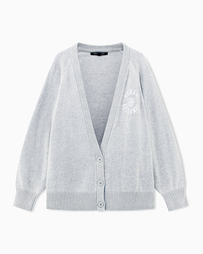 regular fit Cardigan in knitted cotton