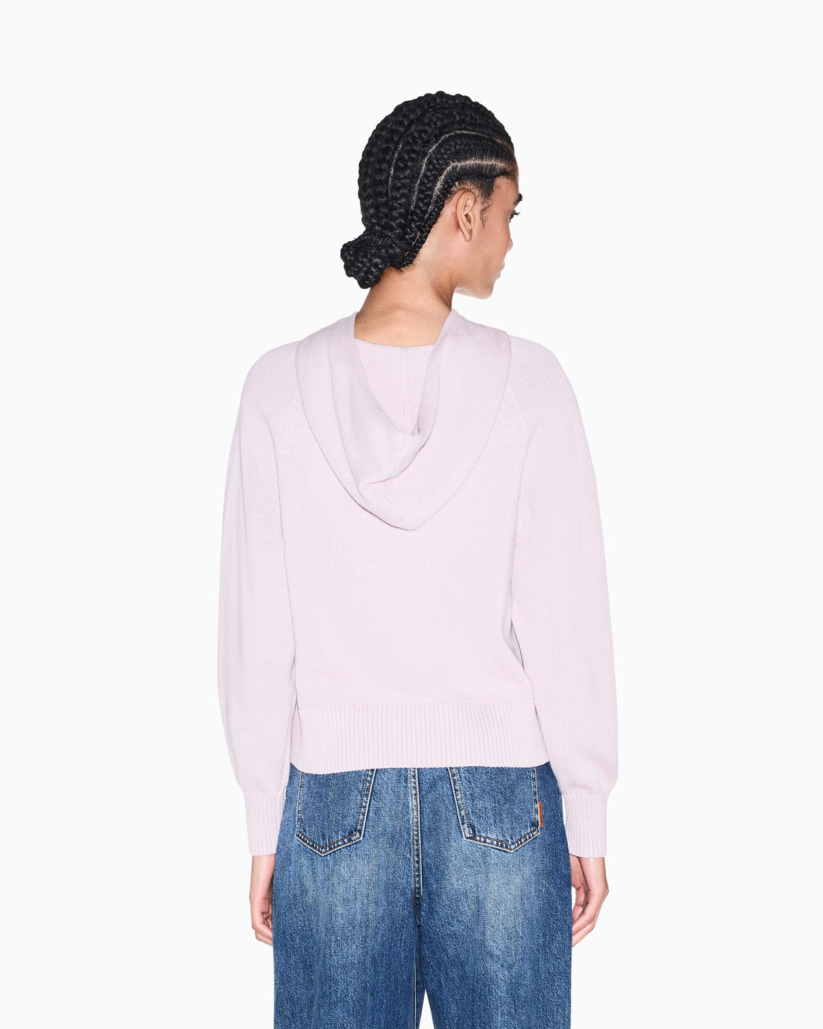 regular fit pullover in knitted cotton