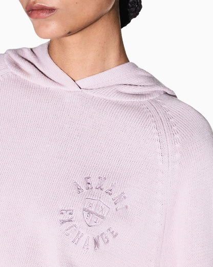 regular fit pullover in knitted cotton