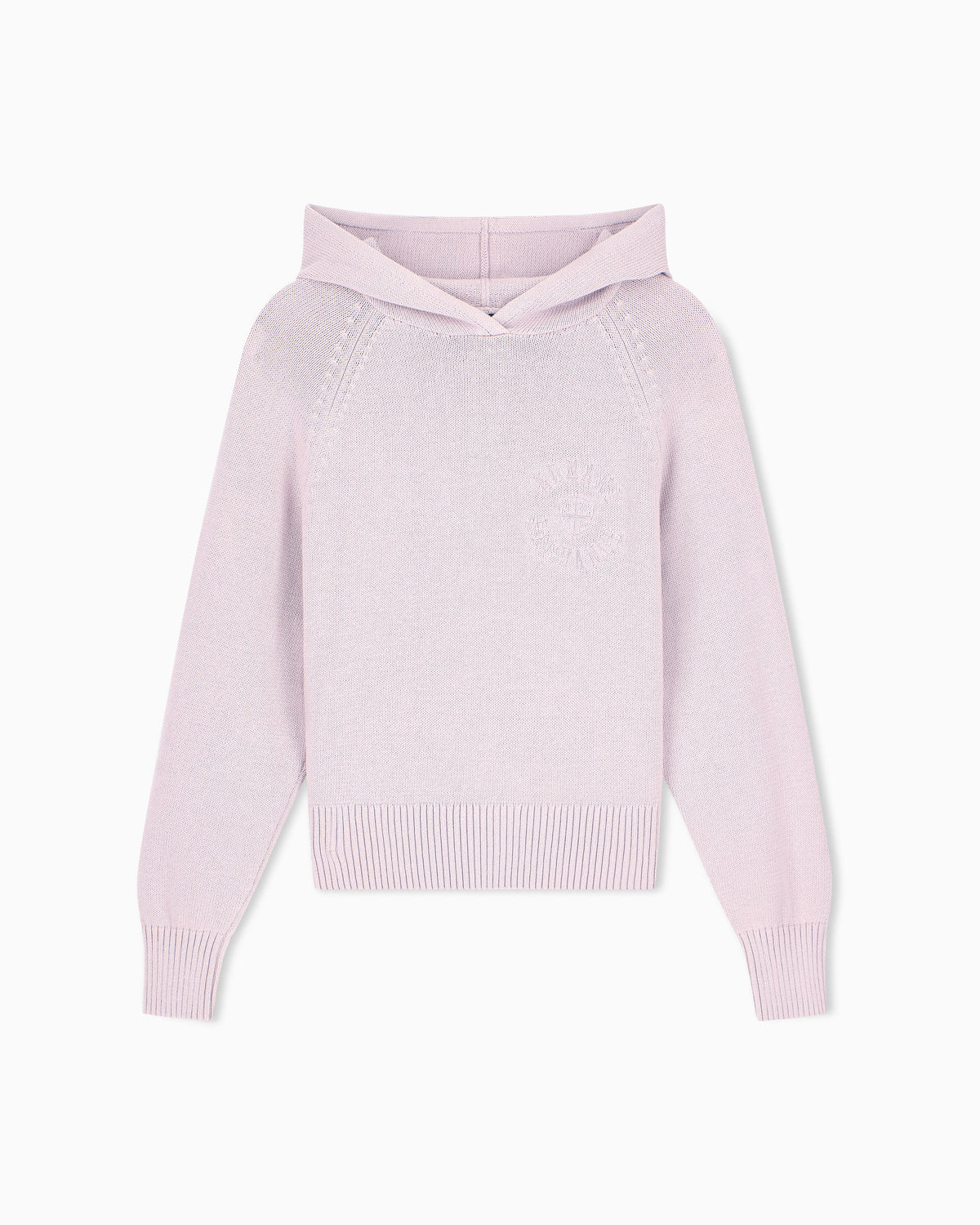 regular fit pullover in knitted cotton