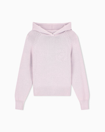 regular fit pullover in knitted cotton