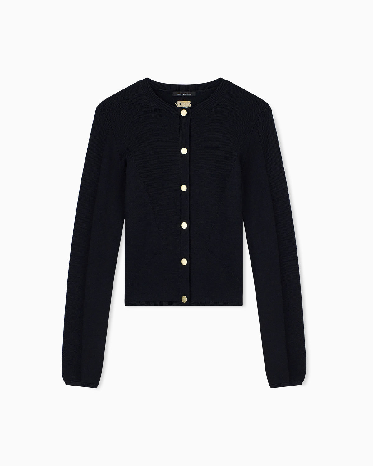 regular fit cardigan knitted recycled viscose and nylon