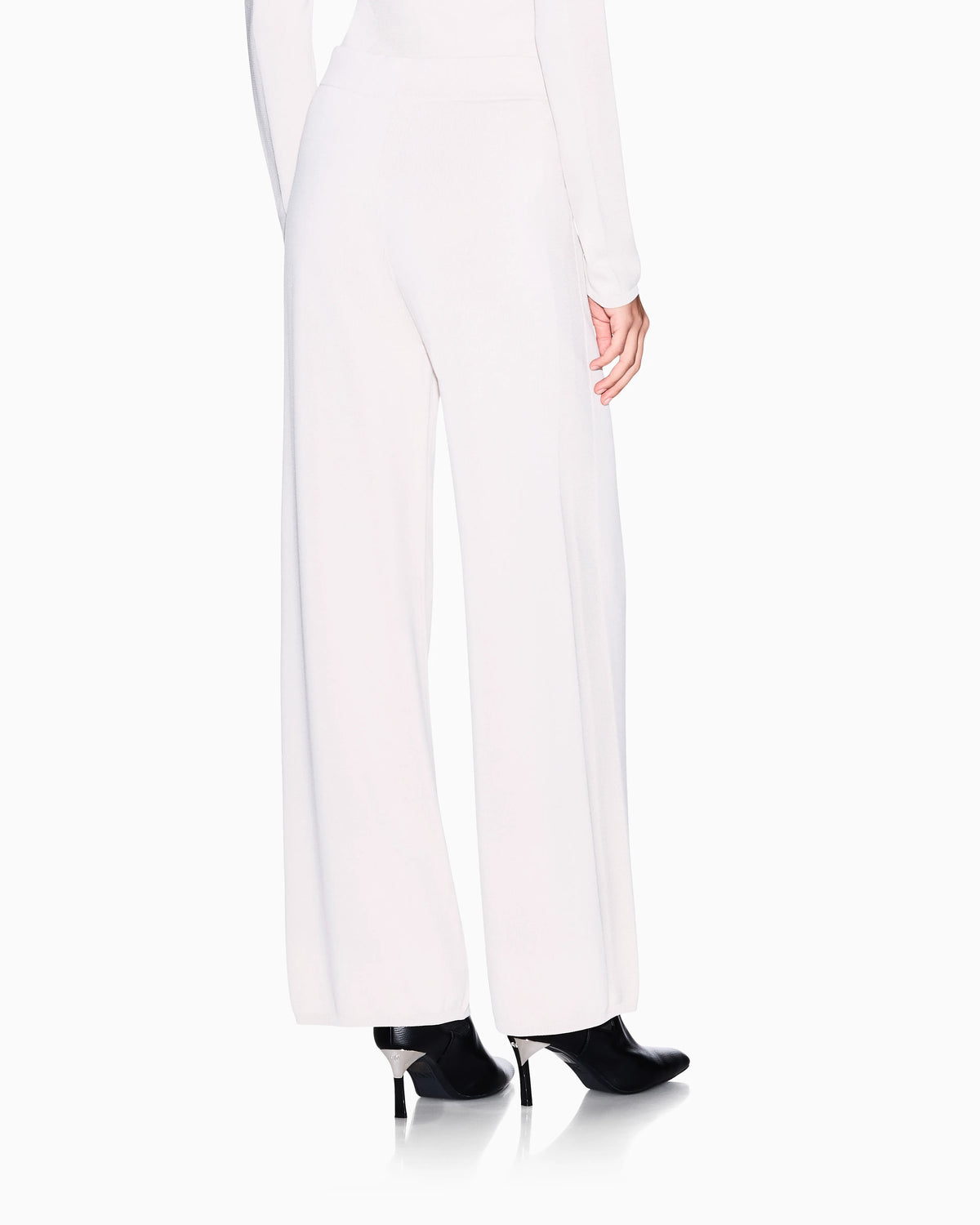 regular fit trousers knitted recycled viscose
