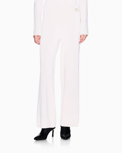 regular fit trousers knitted recycled viscose