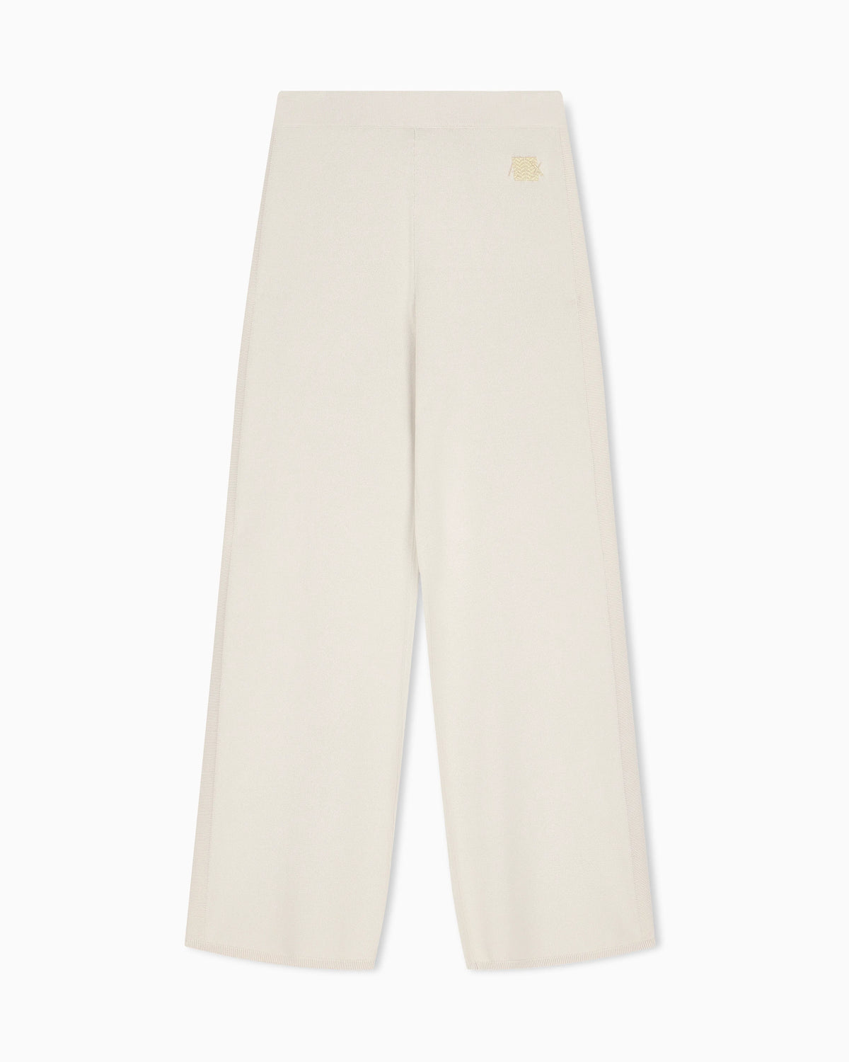 regular fit trousers knitted recycled viscose