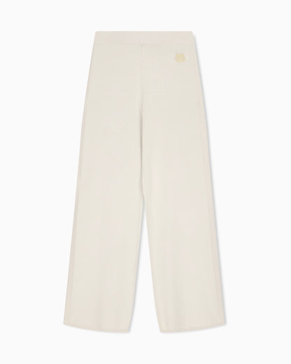 regular fit trousers knitted recycled viscose