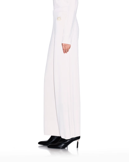 regular fit trousers knitted recycled viscose