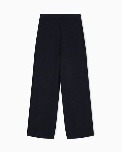 regular fit trousers knitted recycled viscose