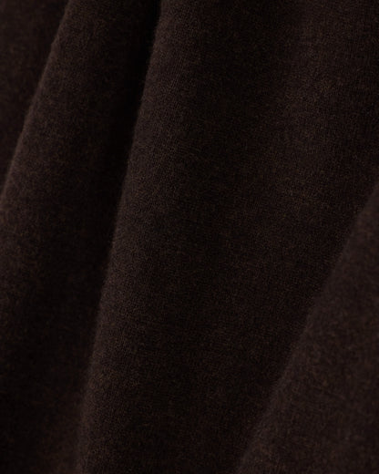 slim fit knit top in viscose wool and cashmere