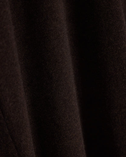 slim fit dress in viscose and wool with cashmere