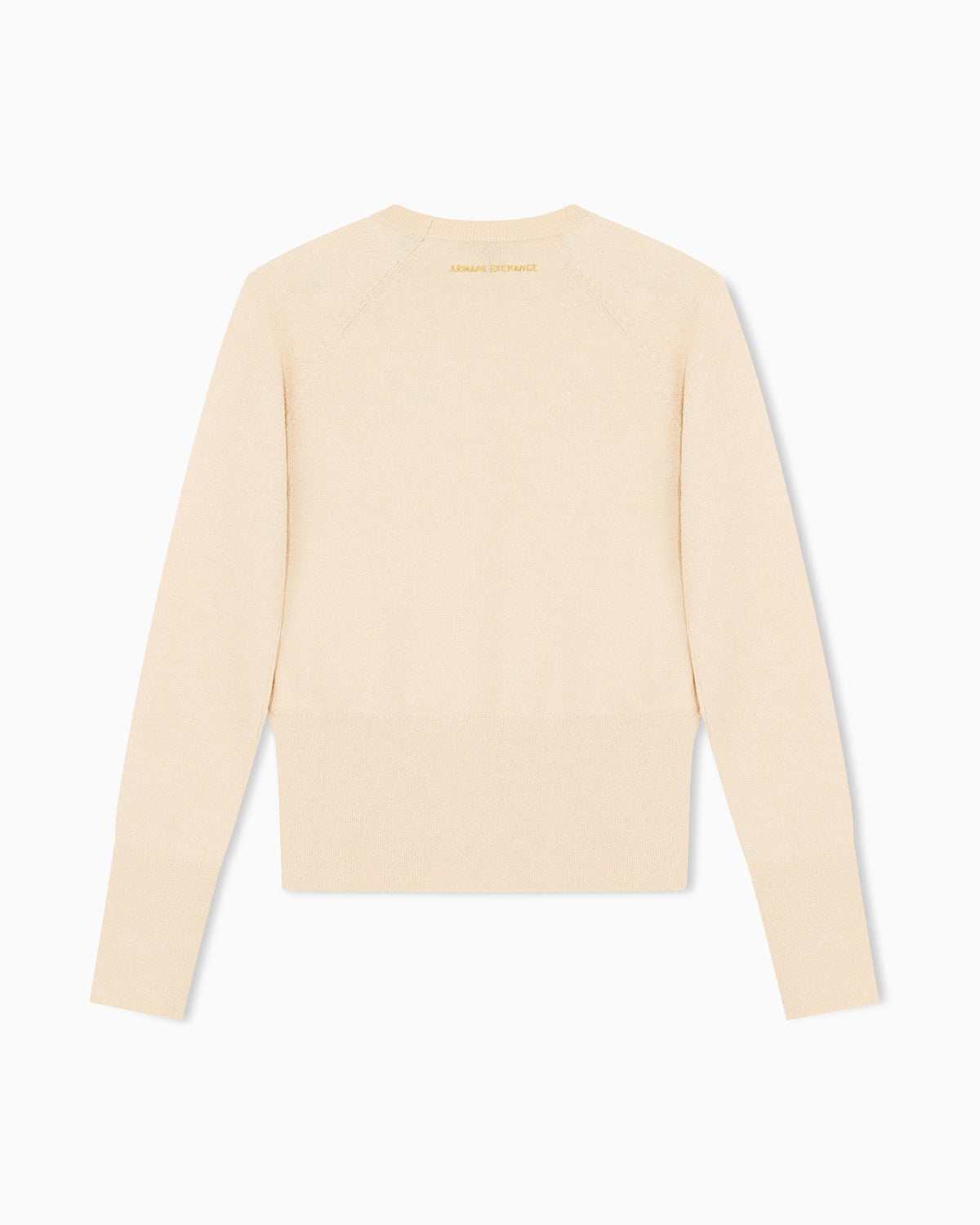 regular fit pullover metallic recycled viscose knit