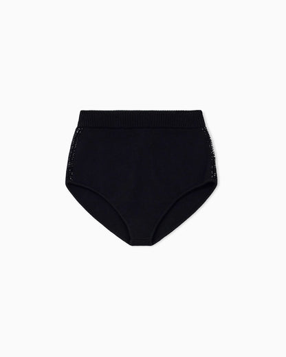 slim fit shorts knitted viscose