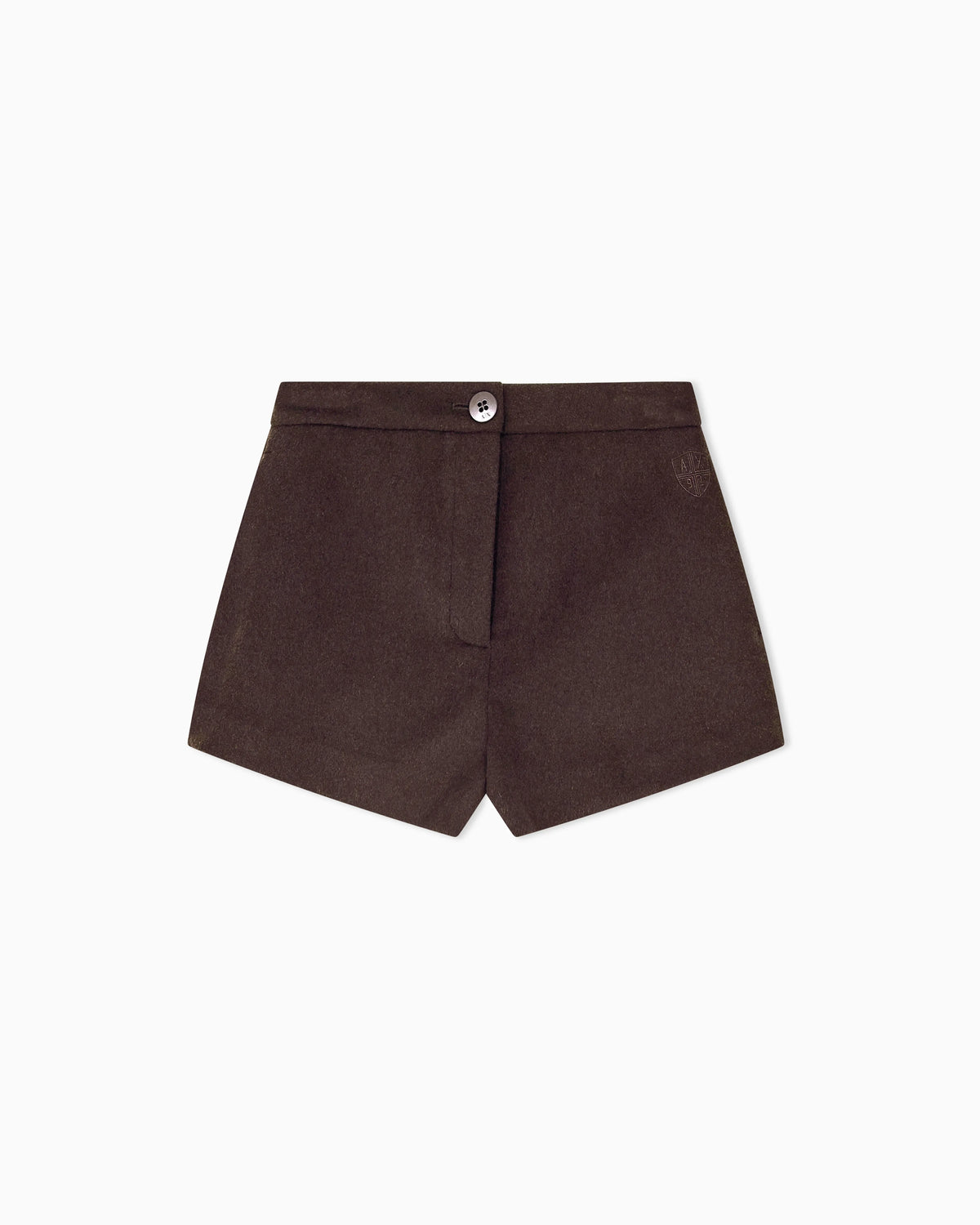 regular fit shorts wool blend
