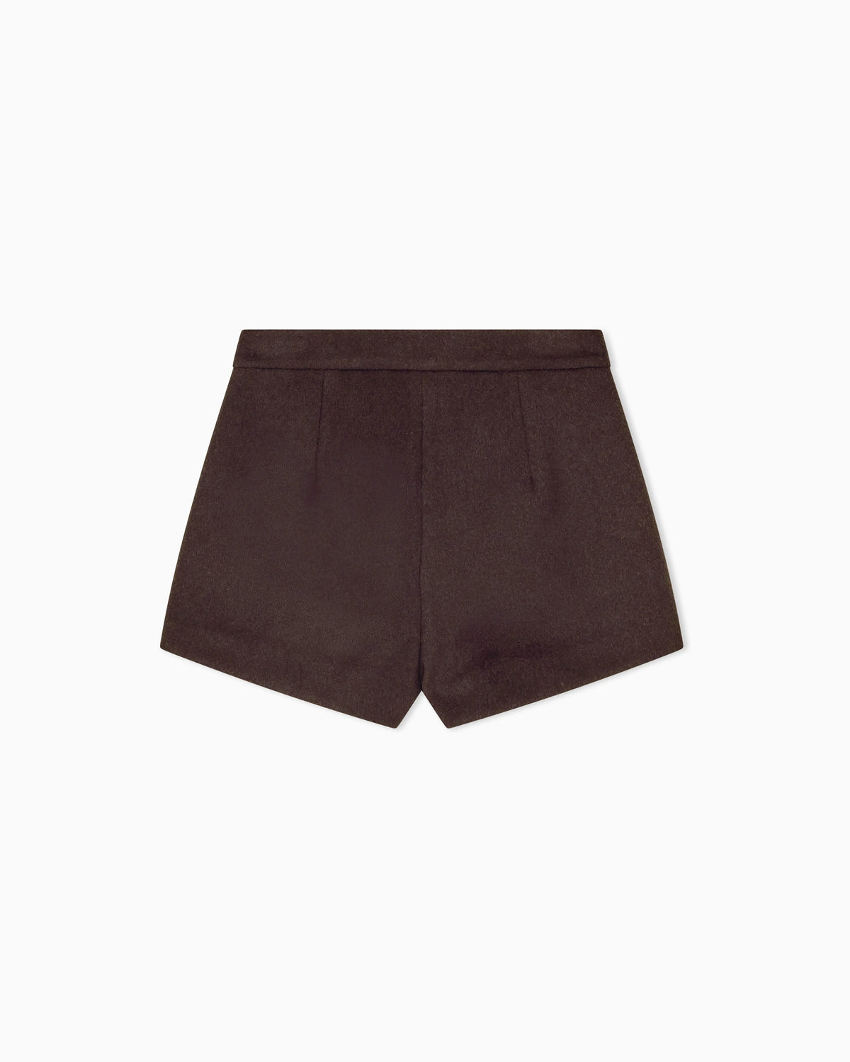 regular fit shorts wool blend