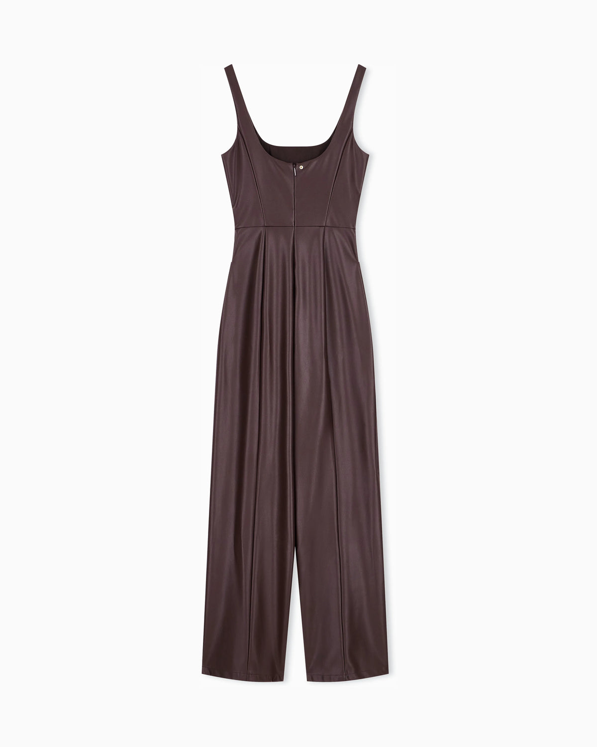 regular fit Jumpsuit with outer coating and rib details