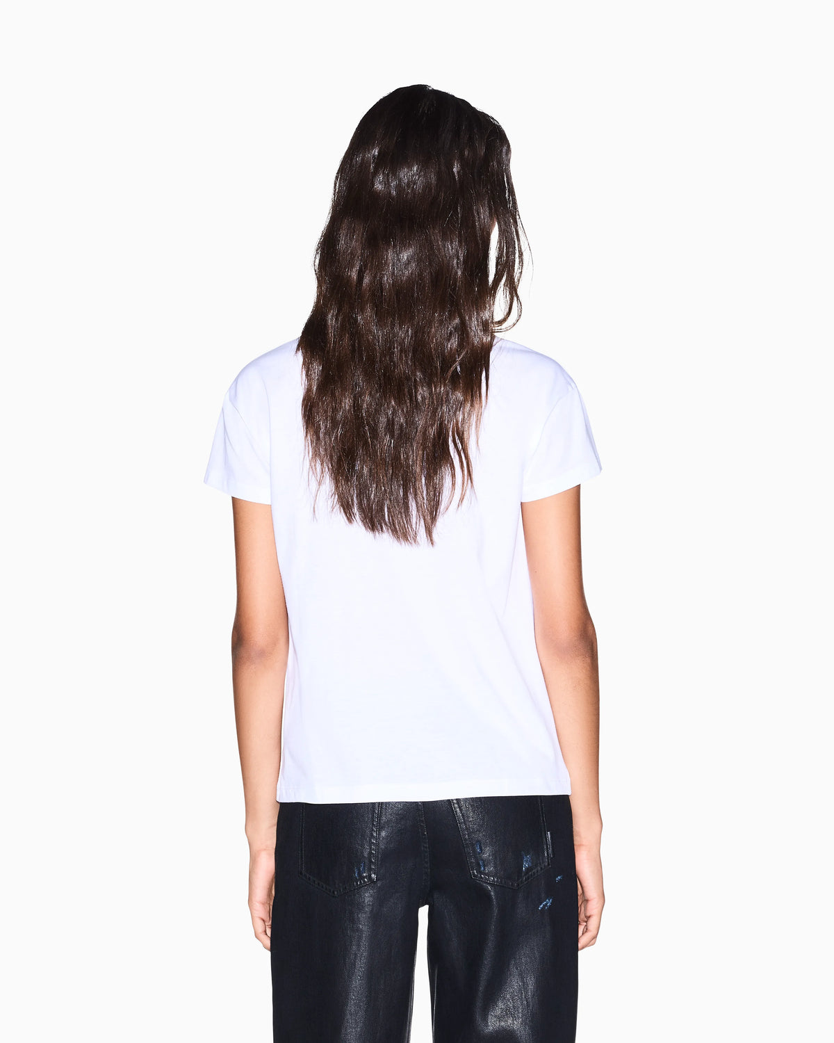 Boyfriend fit top in cotton jersey