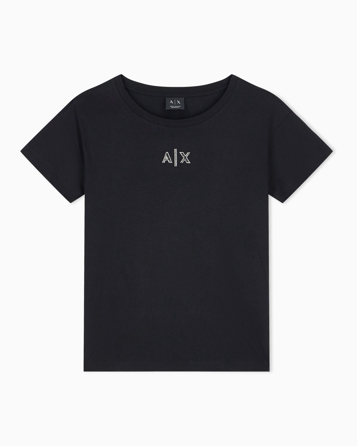 Boyfriend fit top in cotton jersey
