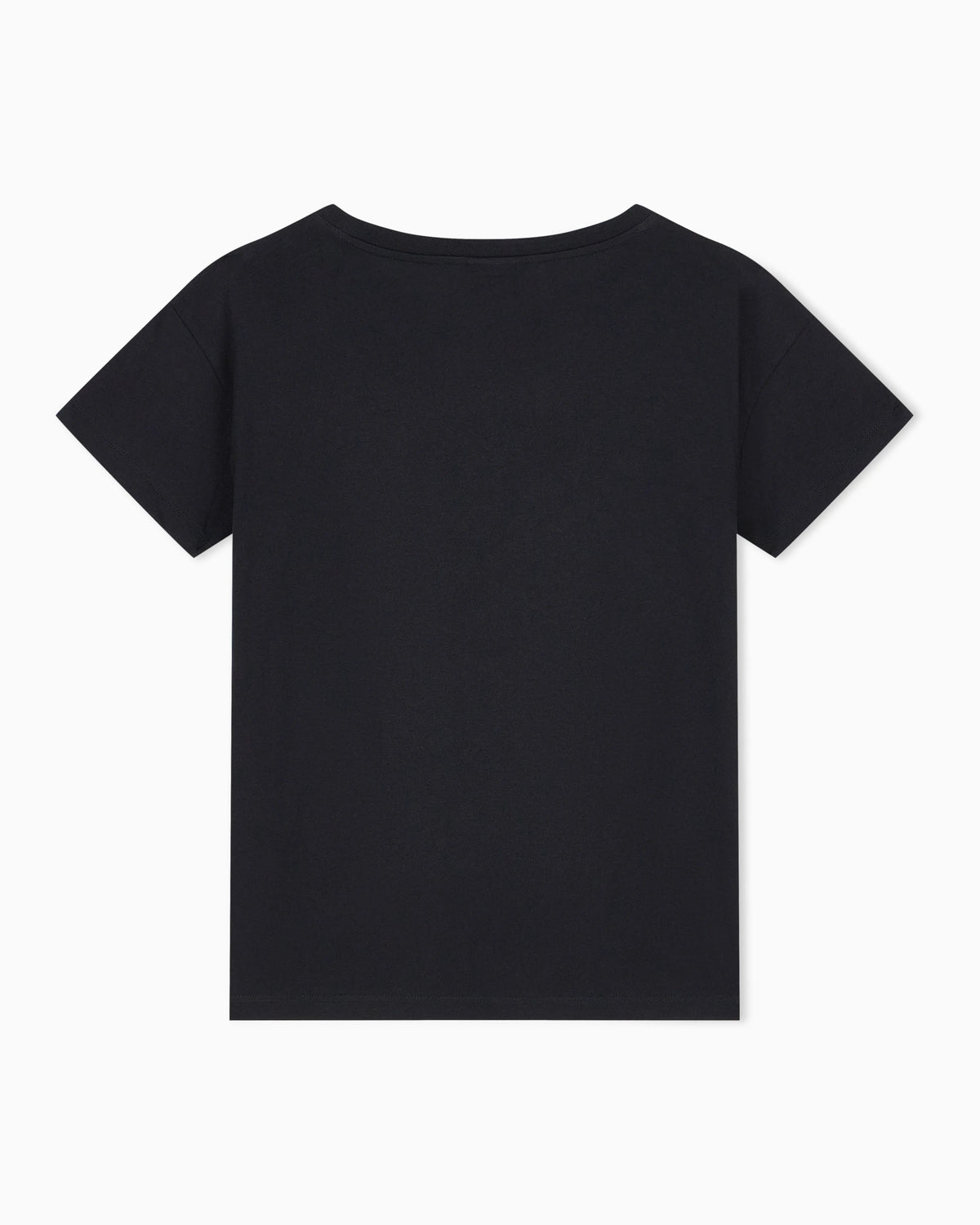 Boyfriend fit top in cotton jersey