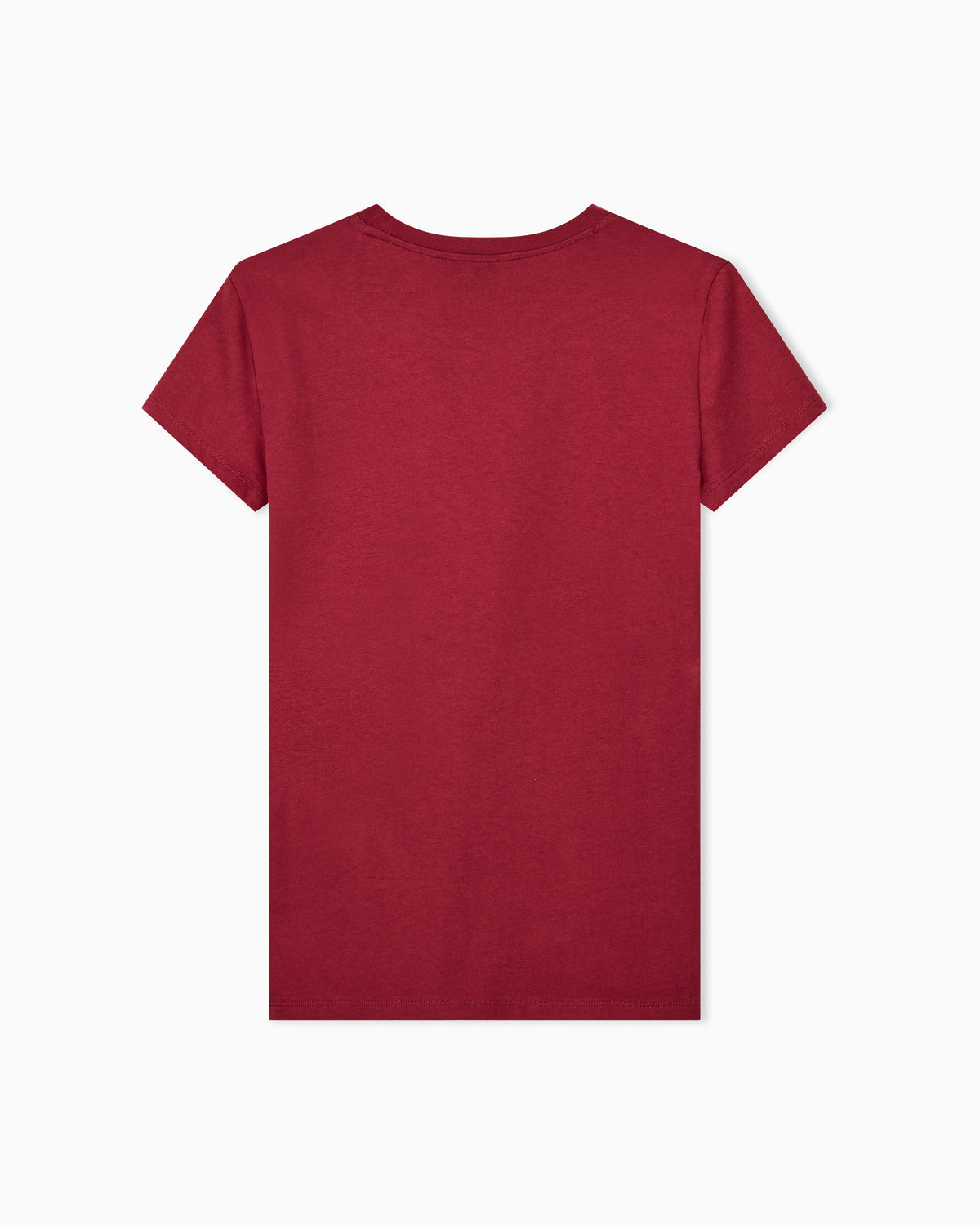 Slim-fit crew neck t-shirt in cotton jersey with chest logo